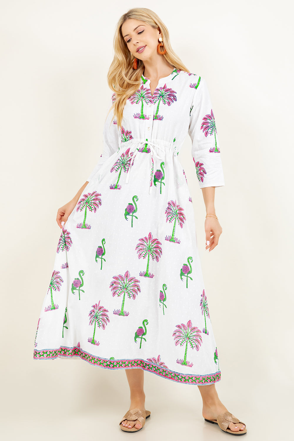 Alina Dress | Sarasota Flamingo