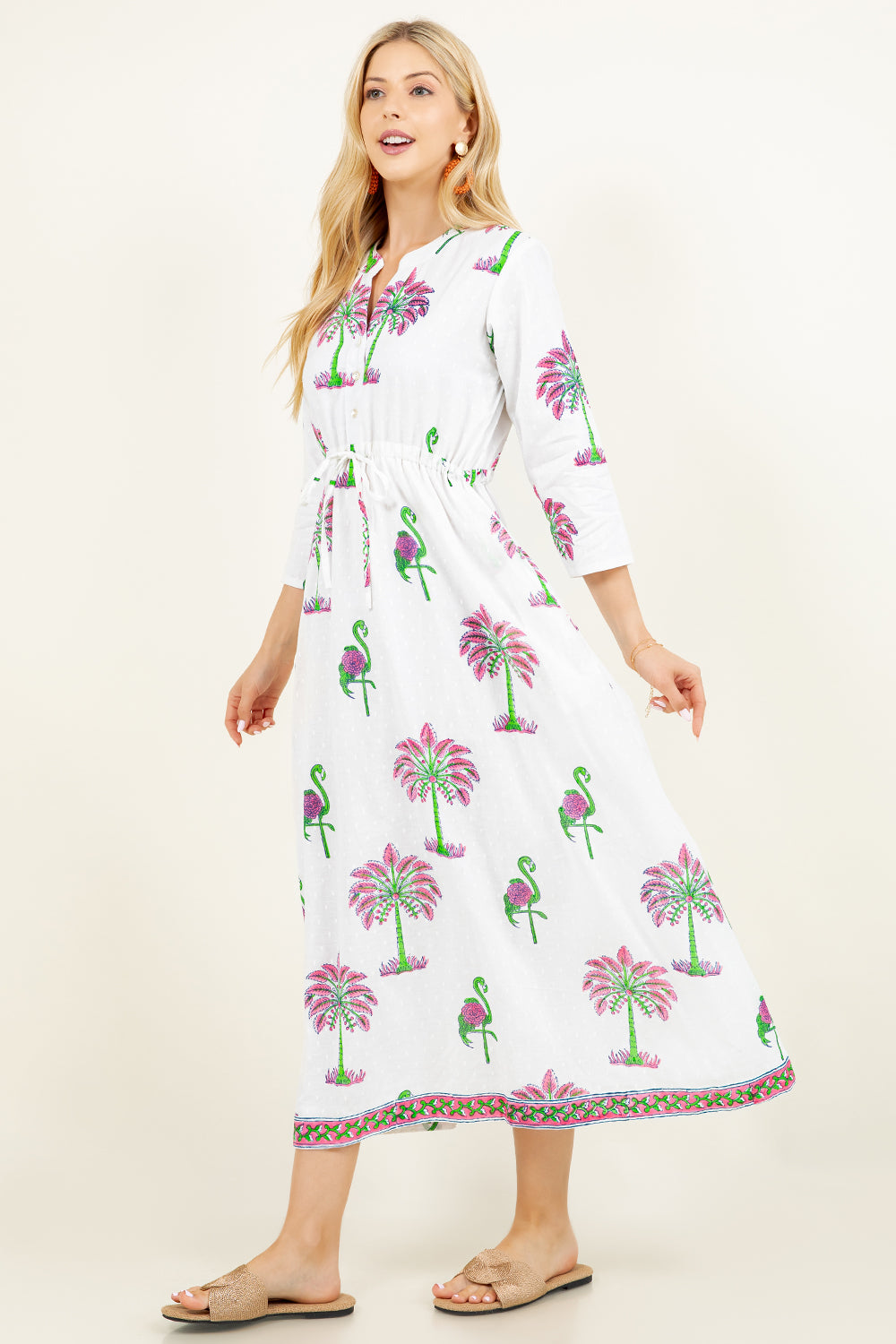 Alina Dress | Sarasota Flamingo