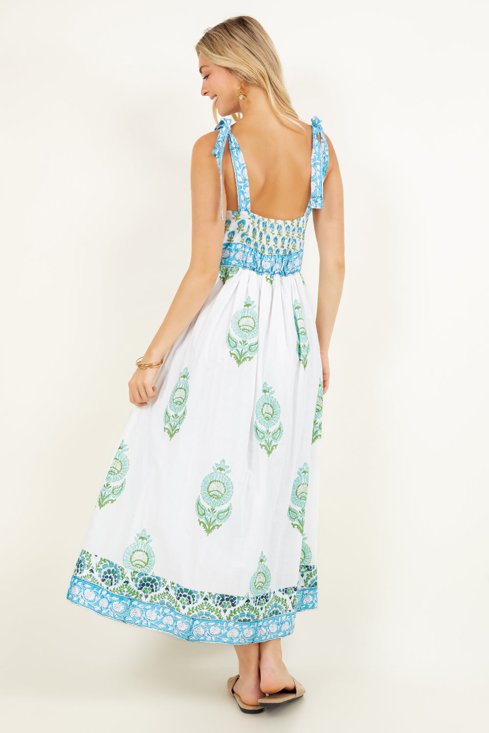 Priya Maxi Dress | Blue Poppy