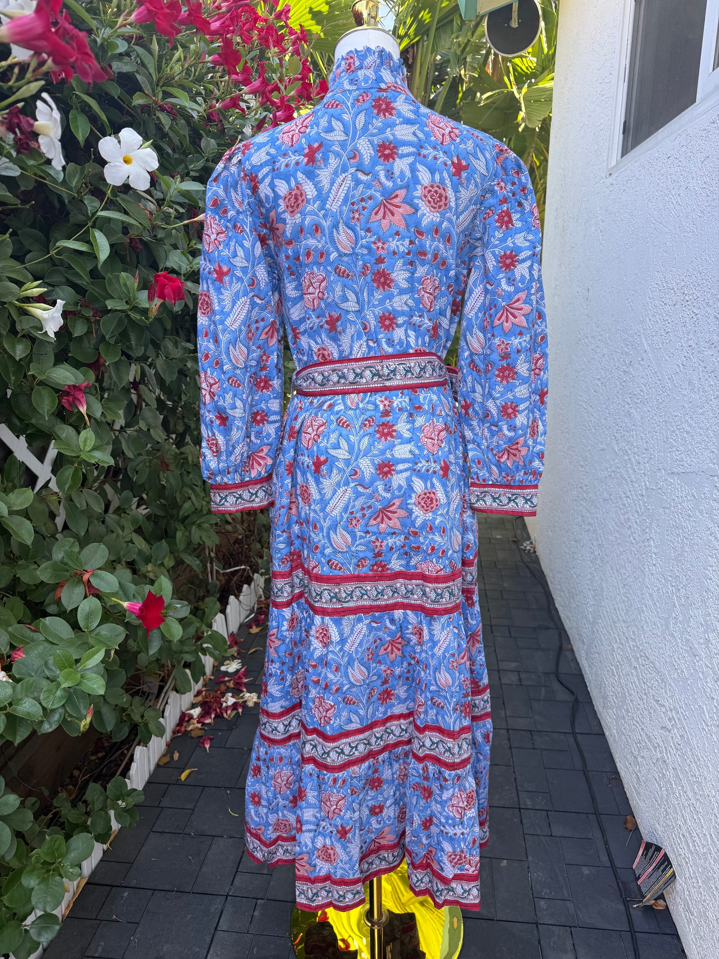 Kim Maxi Dress | Blue Chinoiserie