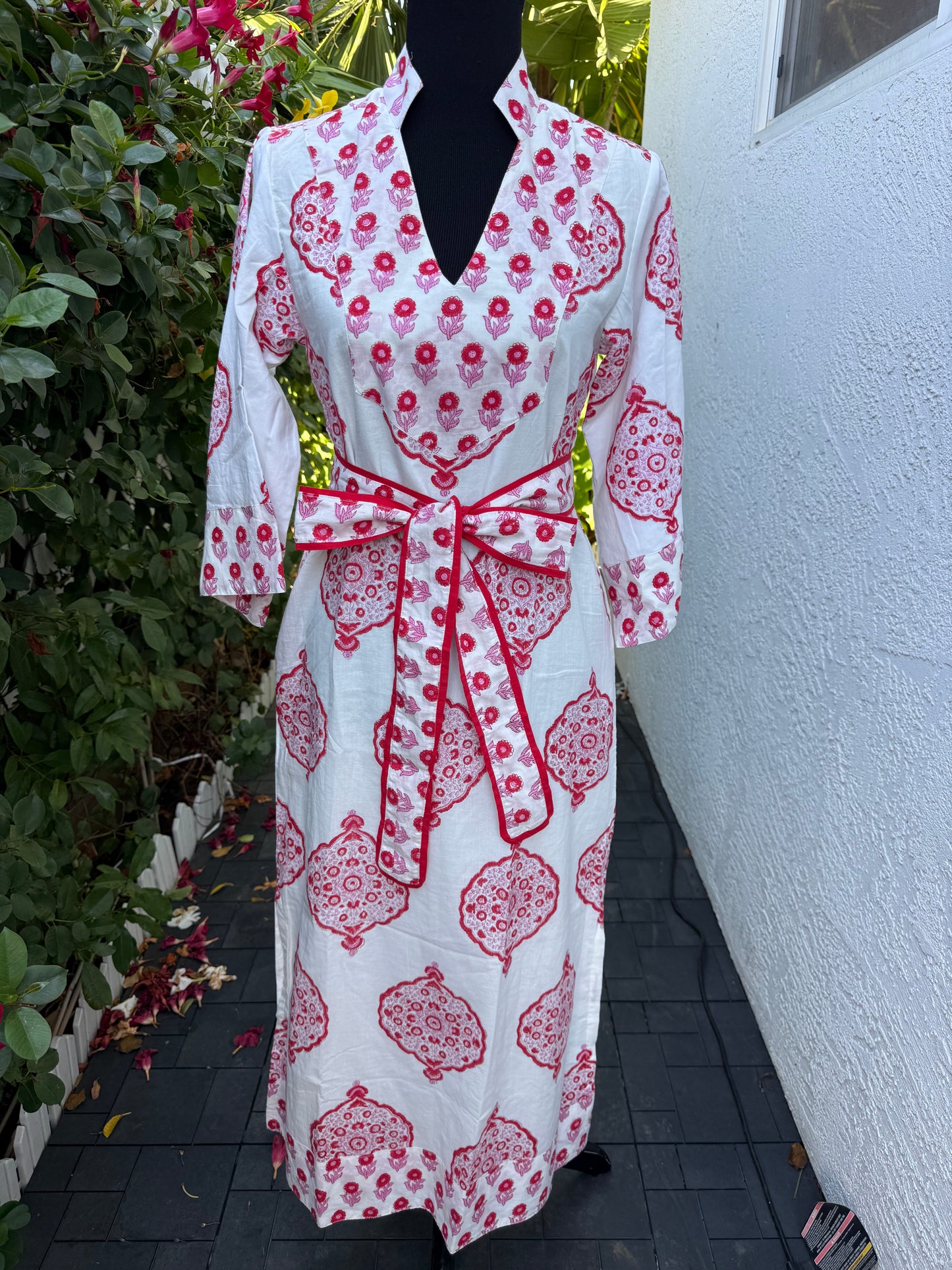 Indra Caftan | Red Mandala