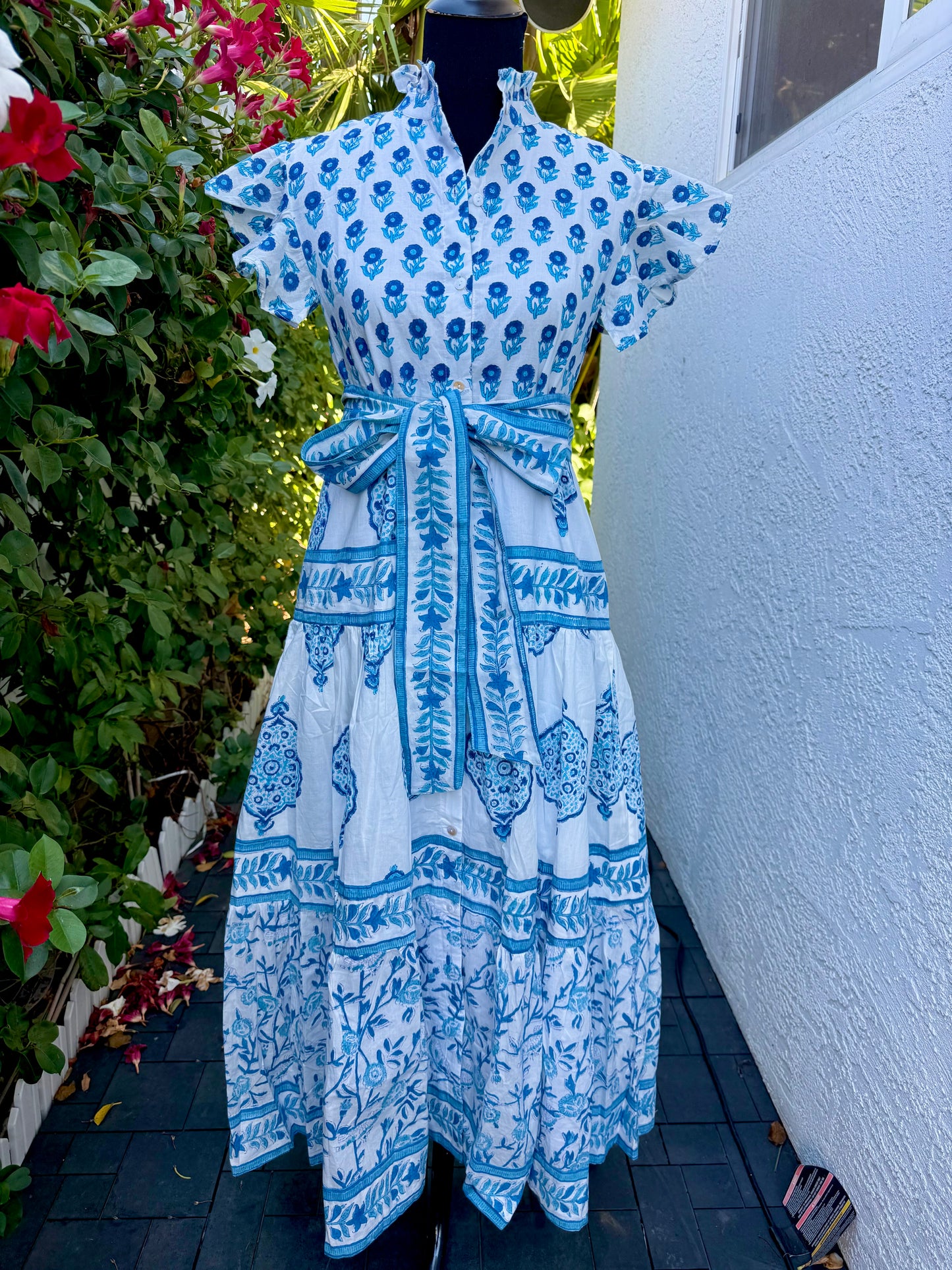 Devi Dress | Blue Mandala