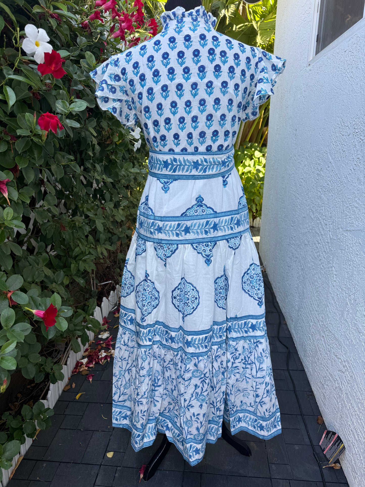 Devi Dress | Blue Mandala
