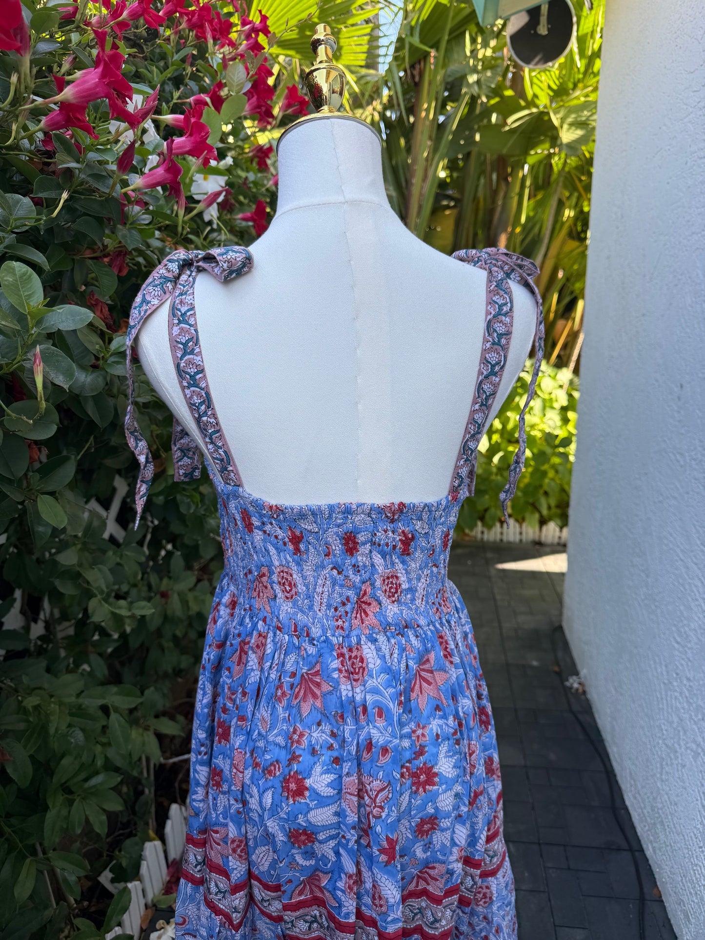 Priya Maxi Dress | Blue Chinoiserie