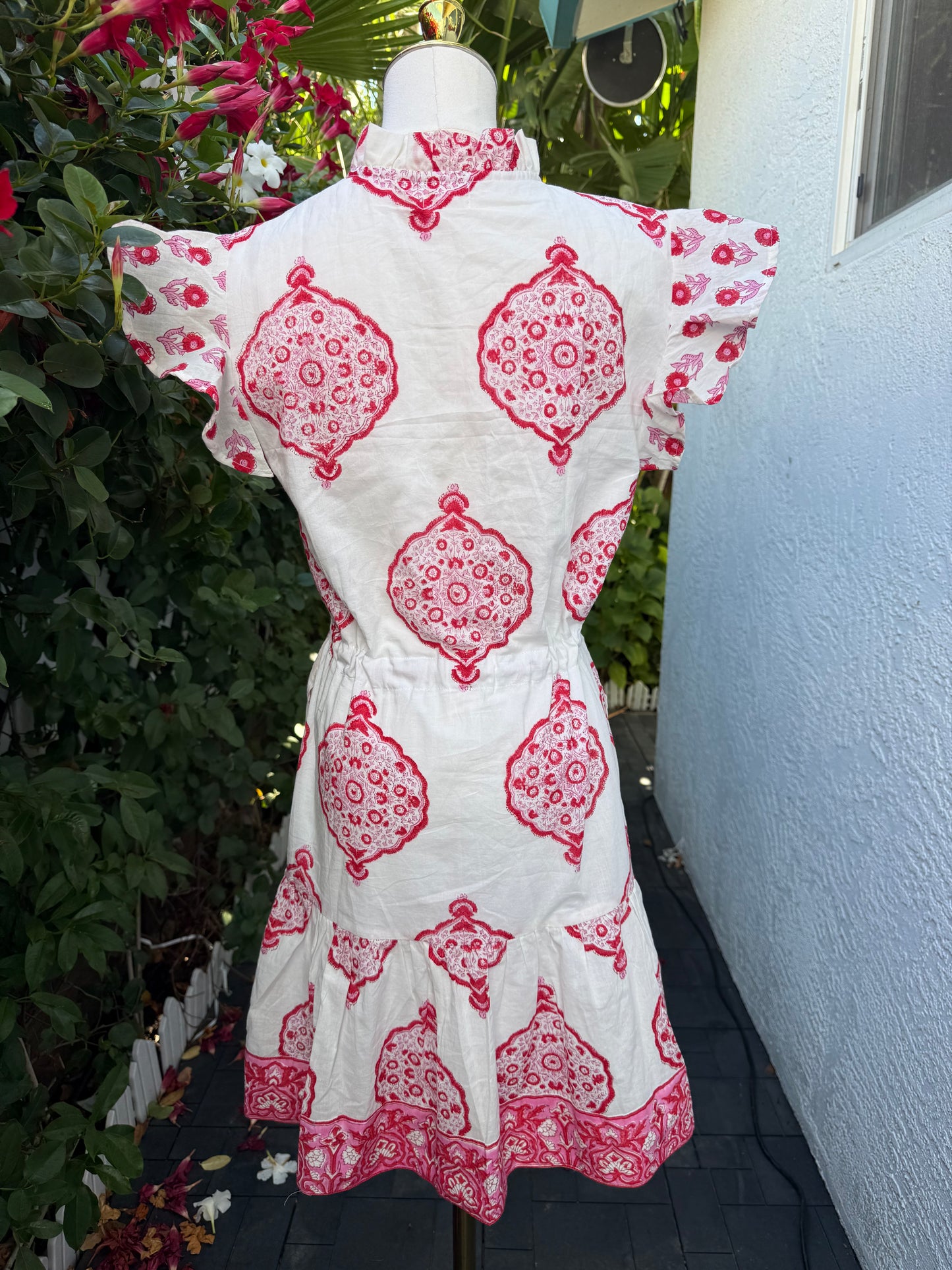 Tina Dress | Red Mandala