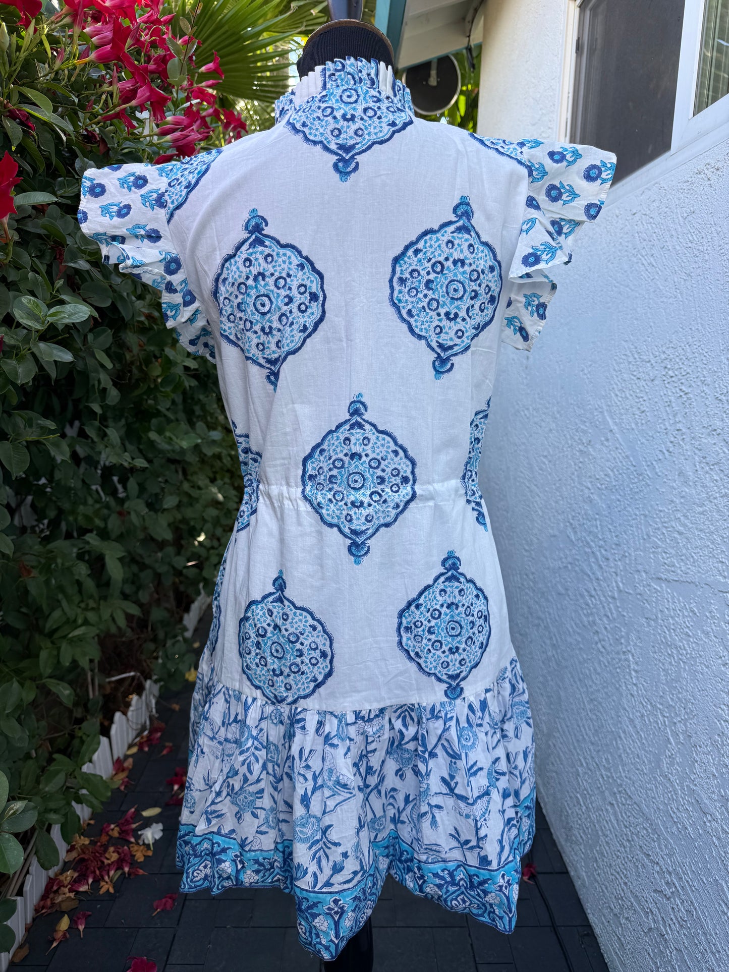 Tina Dress | Blue Mandala