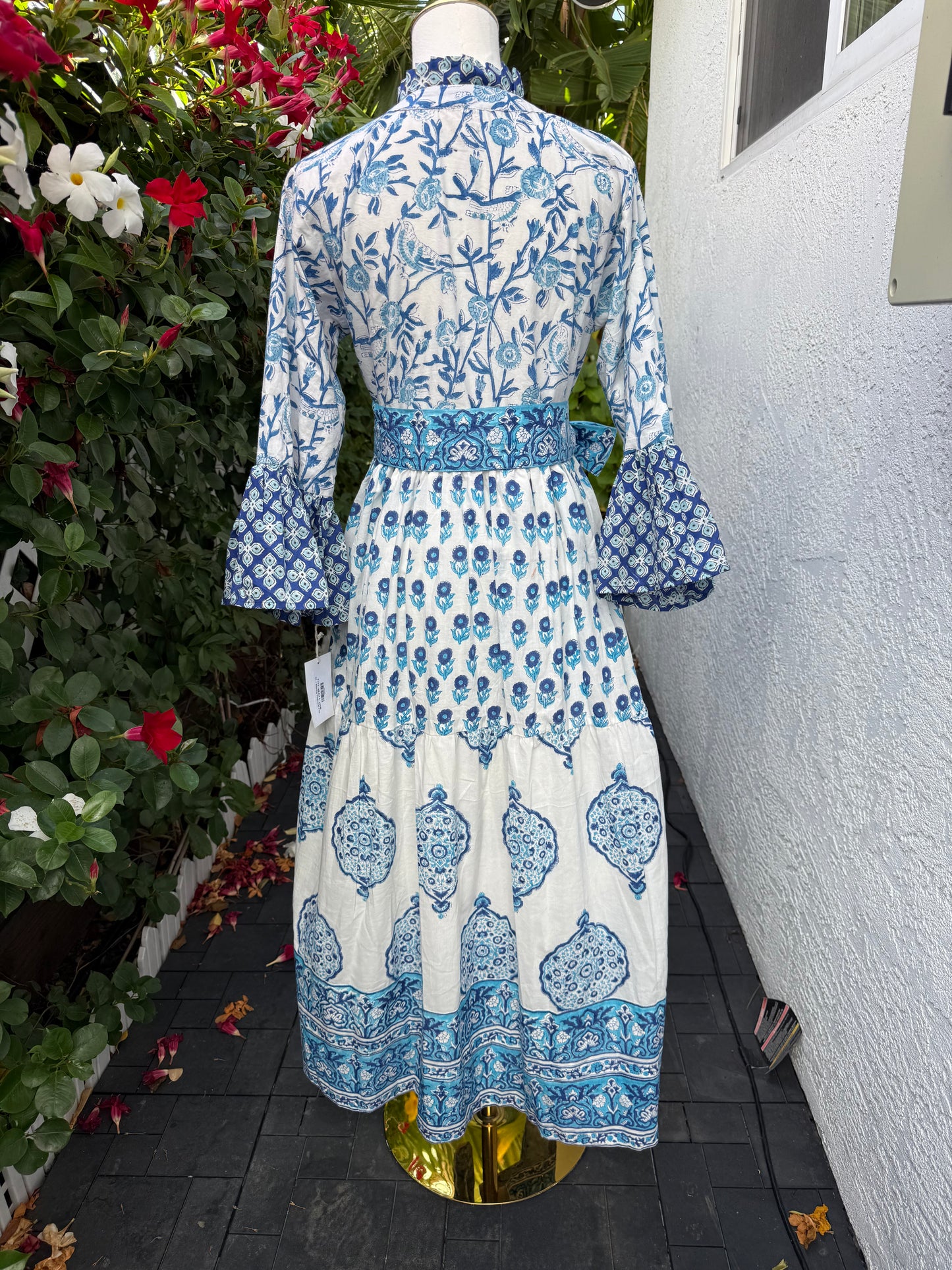 Bina Dress|Blue Mandala