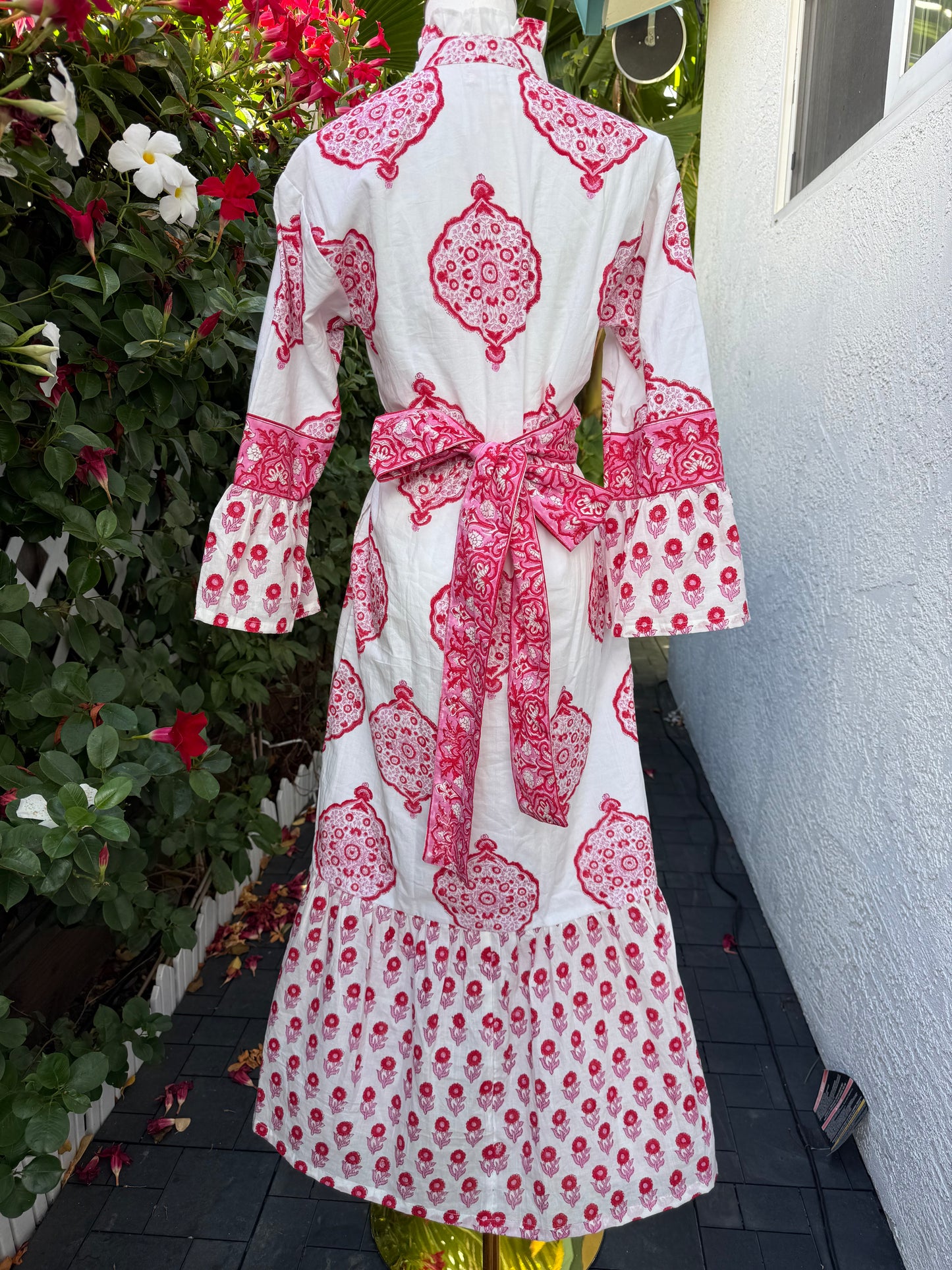 Kim Maxi Dress | Red Mandala