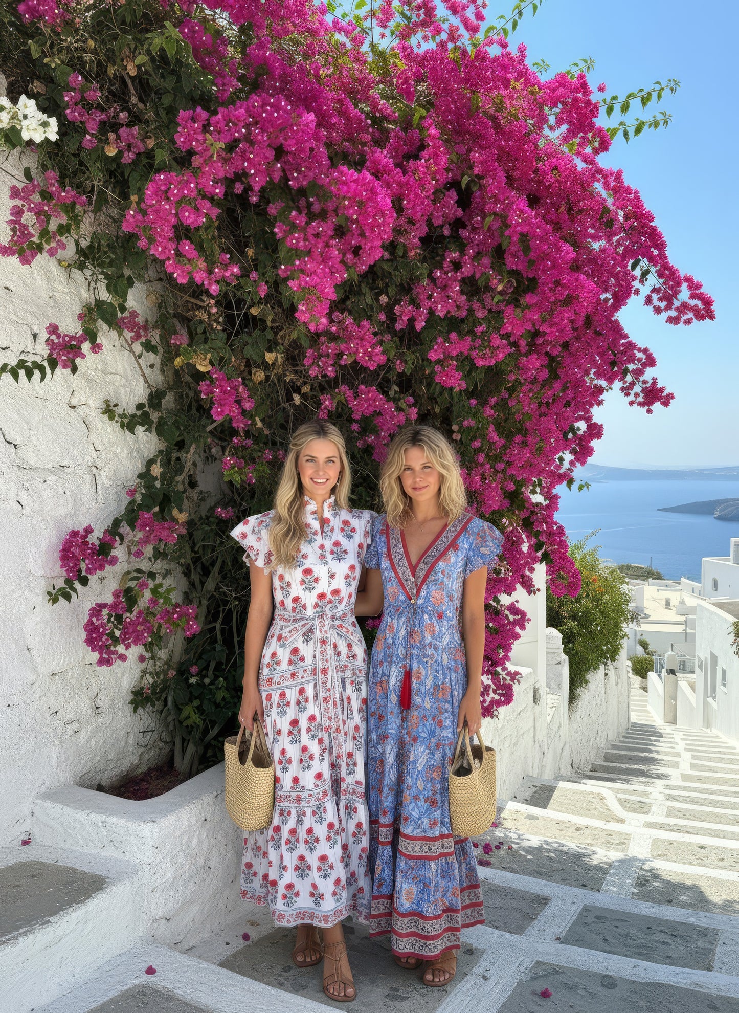 Mindy Dress | Blue Chinoiserie