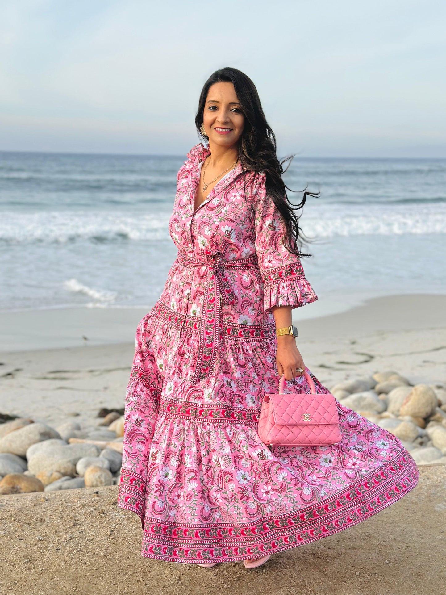 Kim Maxi Dress Pink