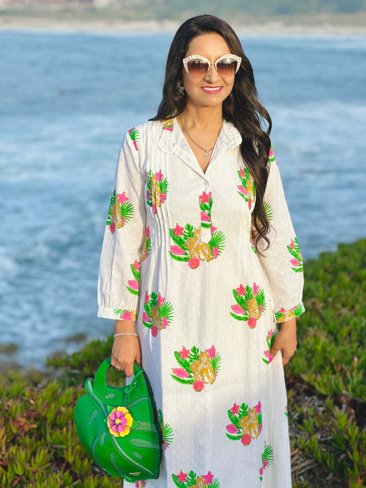 Mira Tiger Caftan