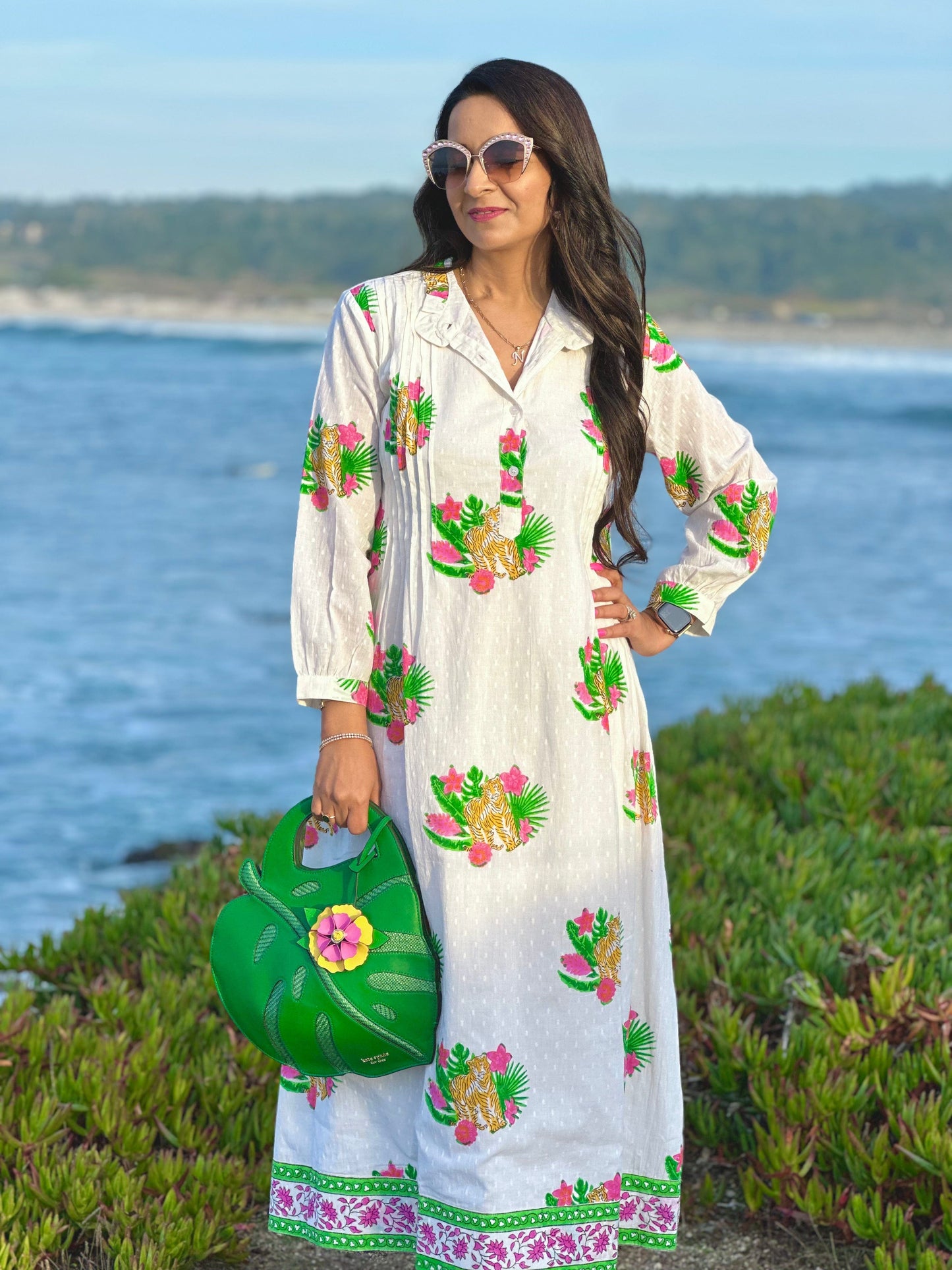 Mira Tiger Caftan