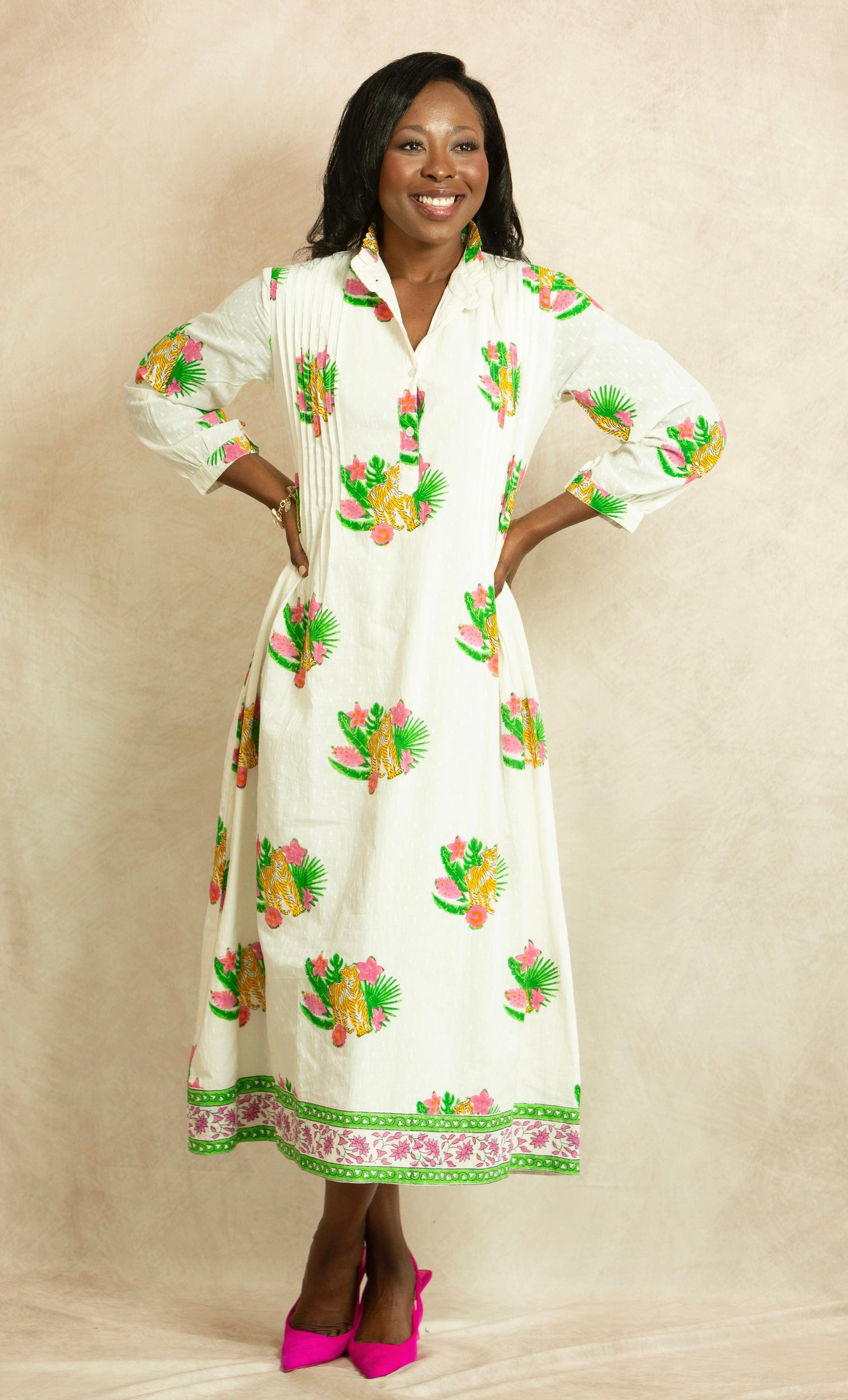 Mira Tiger Caftan