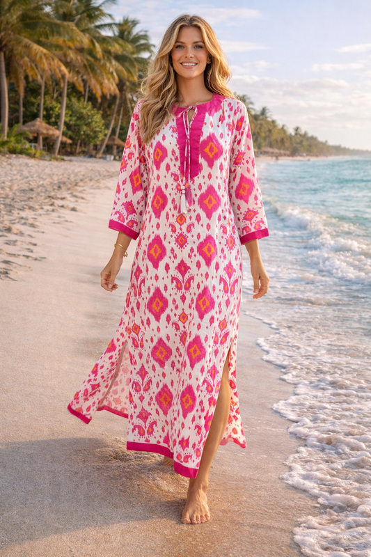 Indra Caftan | Ikat Whispers