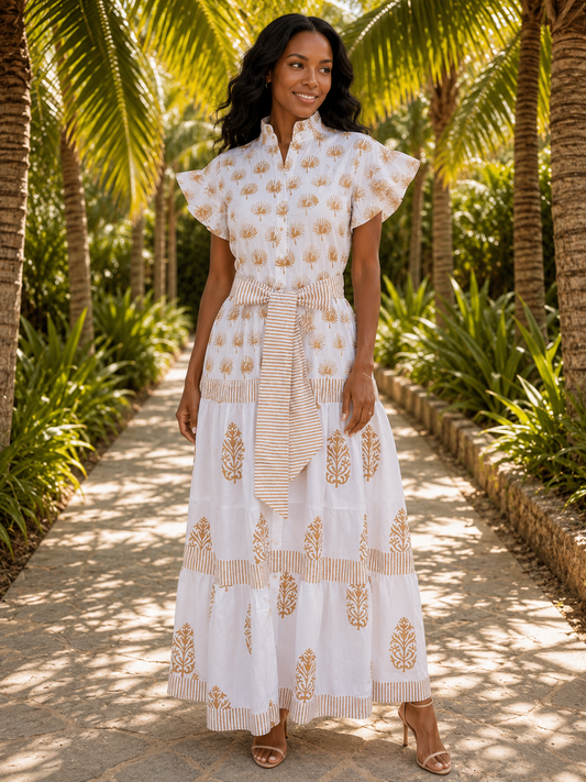 Devi Dress | Golden Jaipur