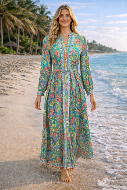 Kate Dress | Coral Garden