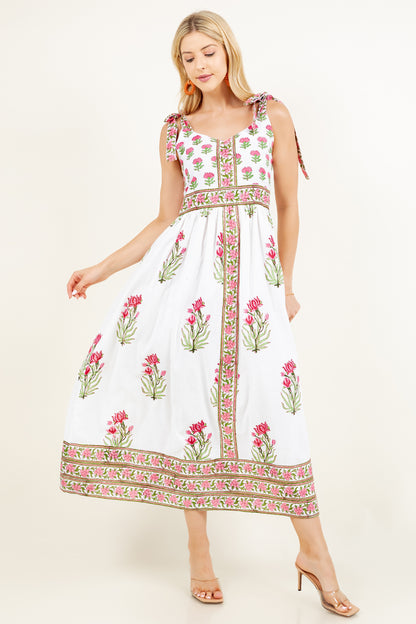 Priya Maxi Dress | Pink Palace