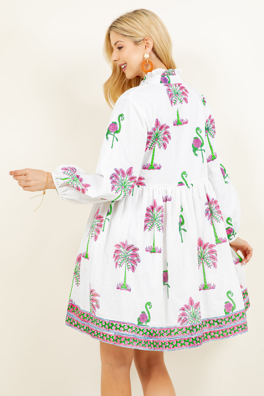 Rita Dress | Sarasota Flamingo