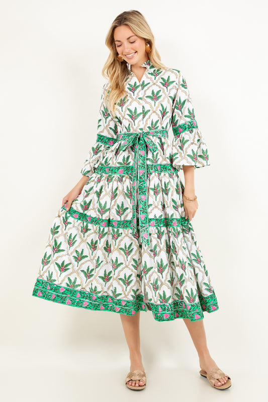 birds of paradise maxi dress Jade Placket Maxi Dress Birds of Paradise Extra small
