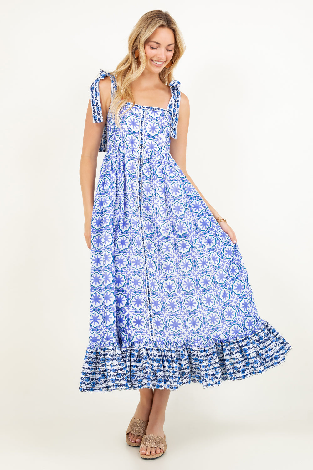 Priya Maxi Dress | Santorini