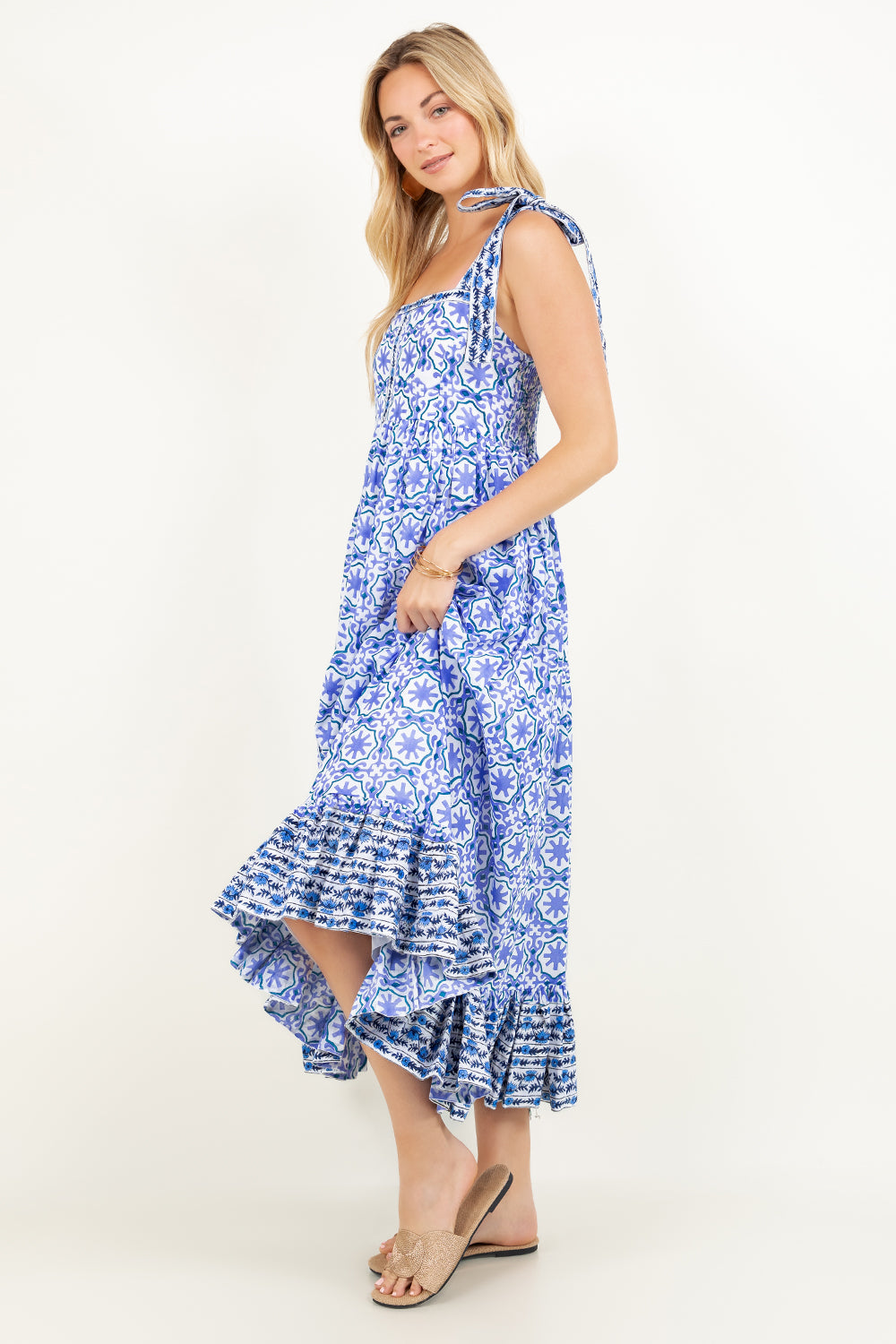 Priya Maxi Dress | Santorini