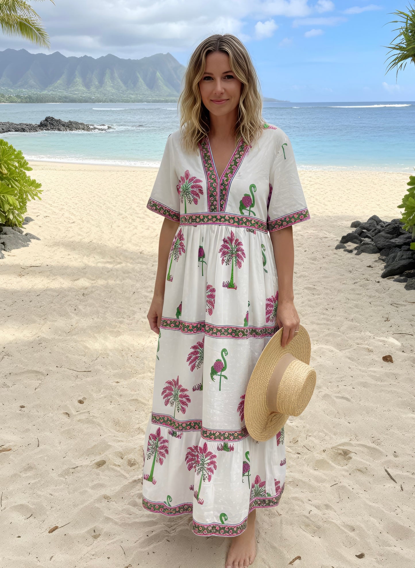 Julie  Dress | Sarasota Flamingo