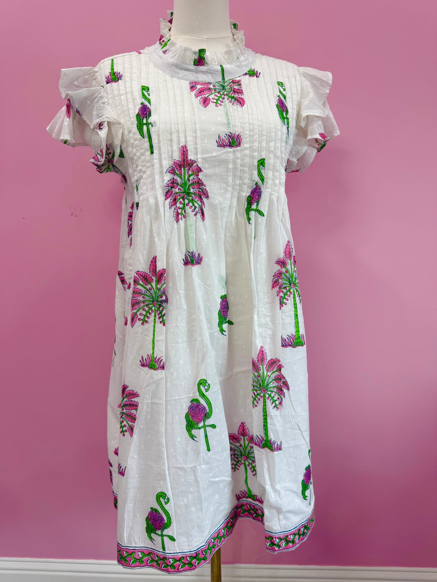 Maggie Dress | Sarasota Flamingo