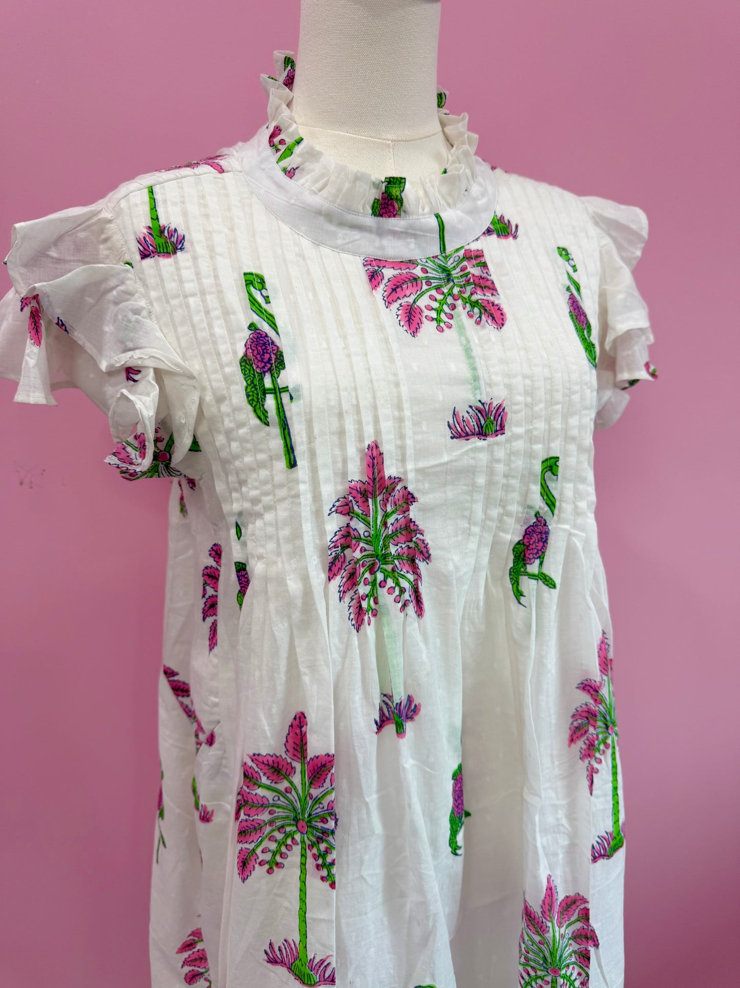 Maggie Dress | Sarasota Flamingo