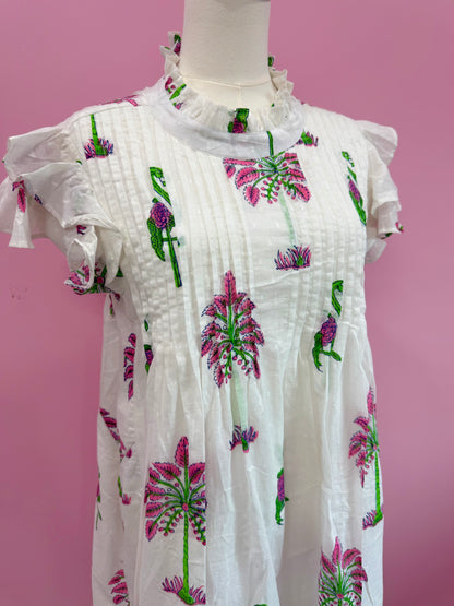 Maggie Dress | Sarasota Flamingo