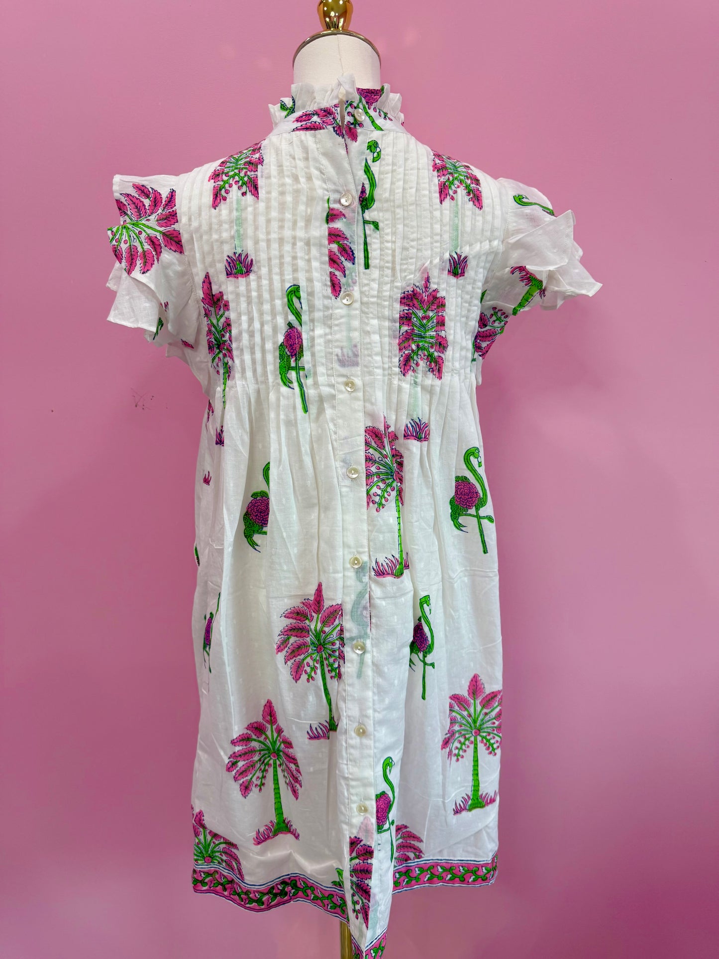 Maggie Dress | Sarasota Flamingo