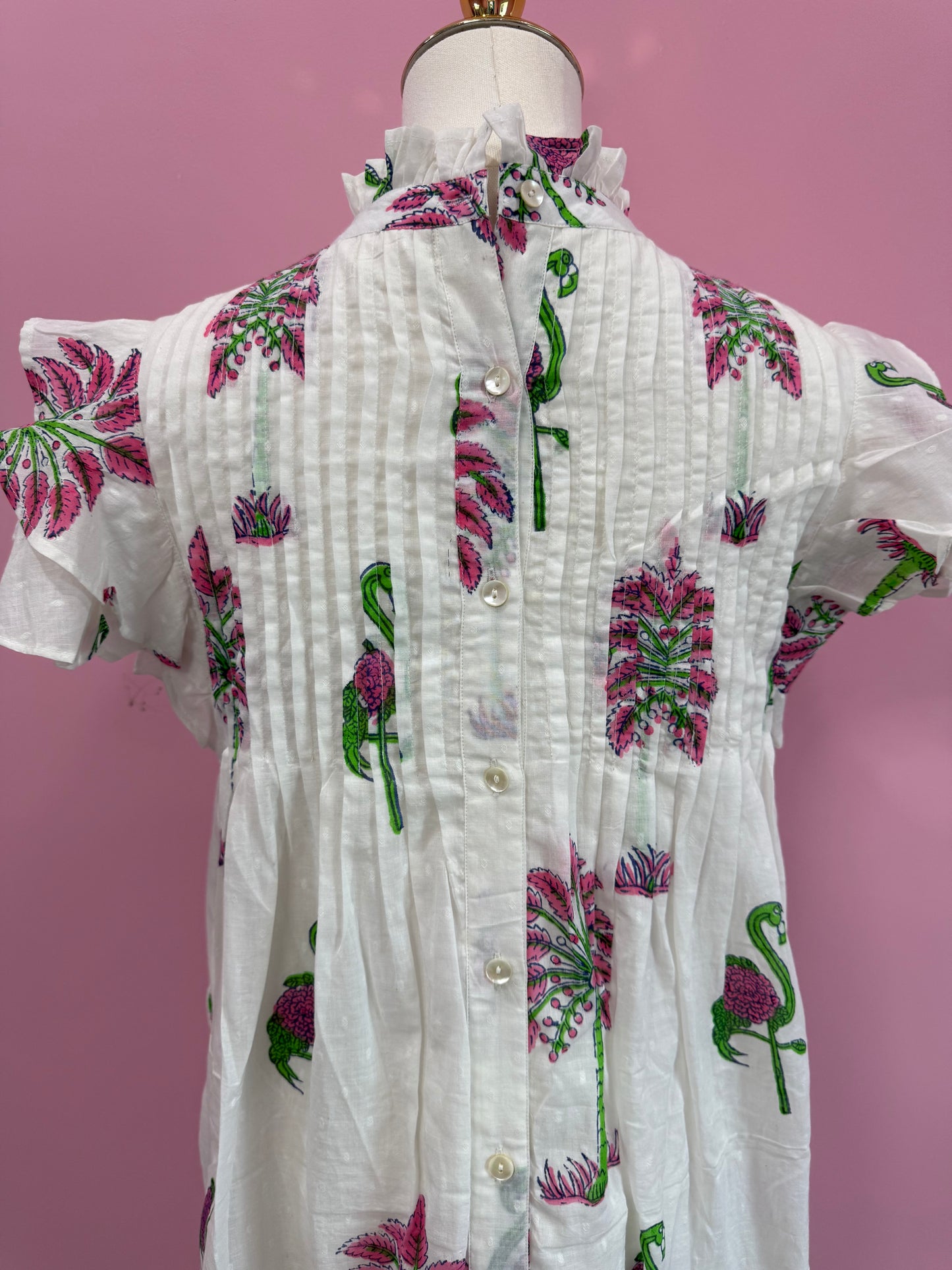 Maggie Dress | Sarasota Flamingo