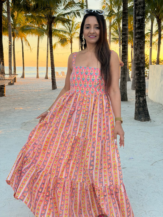 Priya Maxi Dress | Gardenia