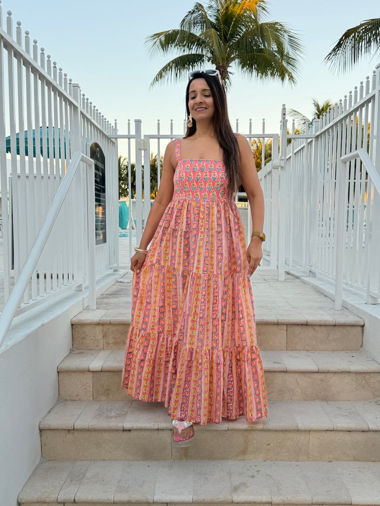 Priya Maxi Dress | Gardenia
