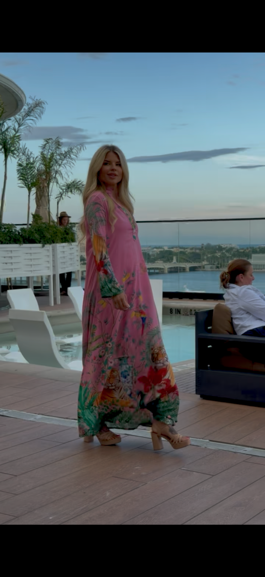 Aria Dress | Palm Royale Tiger
