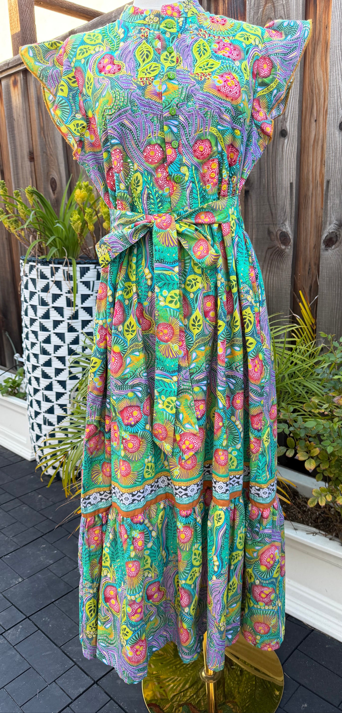 Mindy Dress | Coral Garden