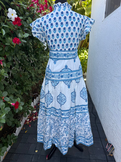 Devi  Dress | Blue Mandala